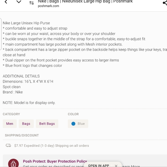 Nike Waist bag - Picture 6 of 6